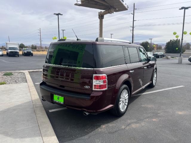 2018 Burgundy Velvet Tint /Charcoal Black Ford Flex SEL (2FMGK5C87JB) with an 3.5L V6 DOHC 24V engine, 6-Speed Automatic transmission, located at 1865 East Red Hills Pkwy, St. George, 84770, (435) 628-0023, 37.120850, -113.543640 - Photo#6