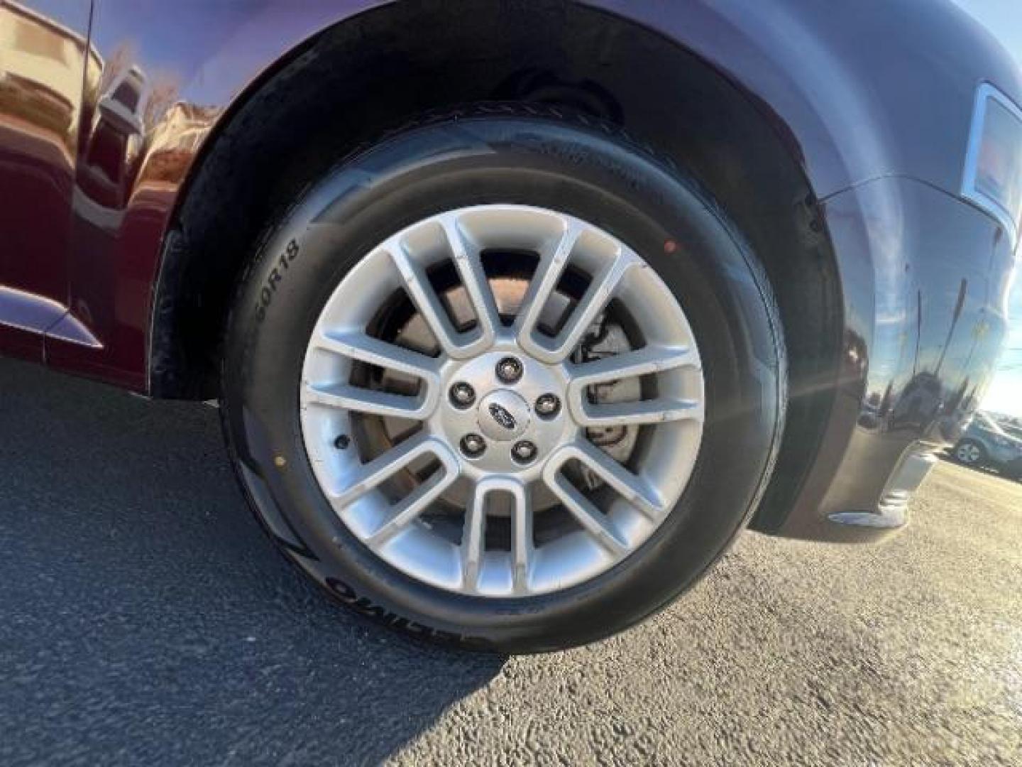 2018 Burgundy Velvet Tinted Clearcoat /Dune Ford Flex SEL (2FMGK5C87JB) with an 3.5L V6 DOHC 24V engine, 6-Speed Automatic transmission, located at 940 North Main Street, Cedar City, UT, 84720, (435) 628-0023, 37.692936, -113.061897 - Photo#9