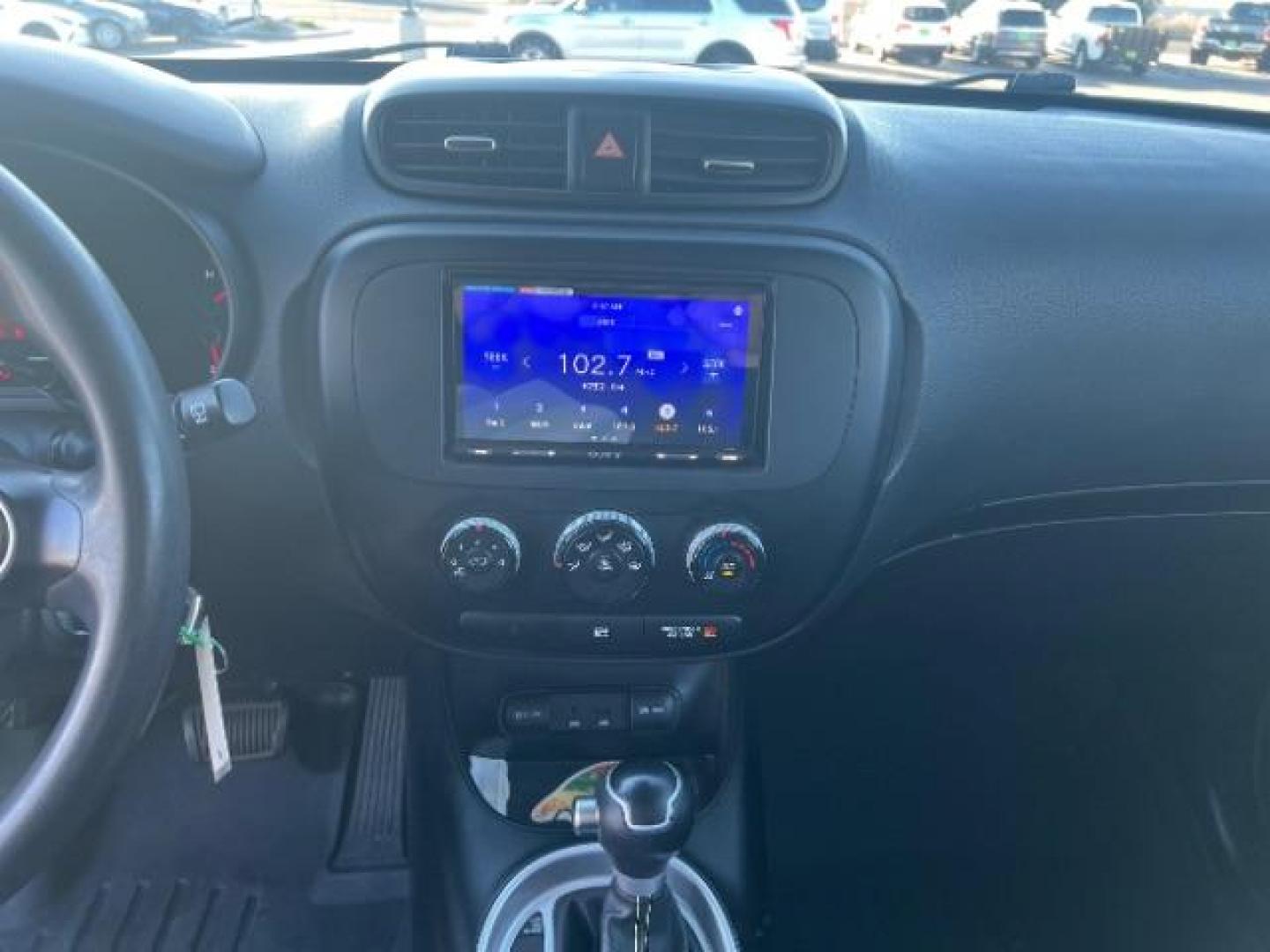 2014 Two Tone Navy/Black /Black Interior Kia Soul + (KNDJP3A53E7) with an 2.0L L4 DOHC 16V engine, 6-Speed Automatic transmission, located at 940 North Main Street, Cedar City, UT, 84720, (435) 628-0023, 37.692936, -113.061897 - Photo#18