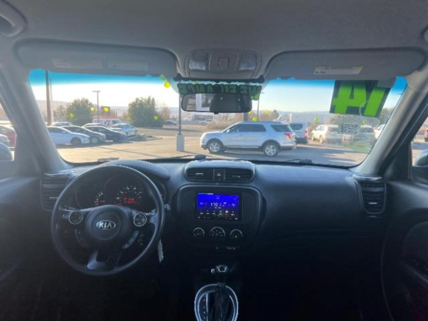 2014 Two Tone Navy/Black /Black Interior Kia Soul + (KNDJP3A53E7) with an 2.0L L4 DOHC 16V engine, 6-Speed Automatic transmission, located at 940 North Main Street, Cedar City, UT, 84720, (435) 628-0023, 37.692936, -113.061897 - Photo#24