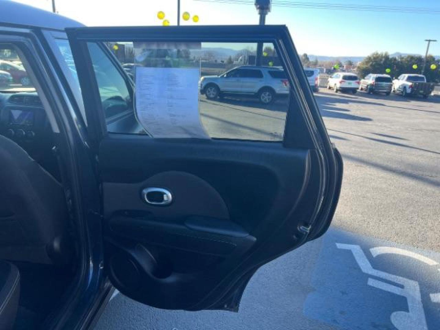 2014 Two Tone Navy/Black /Black Interior Kia Soul + (KNDJP3A53E7) with an 2.0L L4 DOHC 16V engine, 6-Speed Automatic transmission, located at 940 North Main Street, Cedar City, UT, 84720, (435) 628-0023, 37.692936, -113.061897 - Photo#26