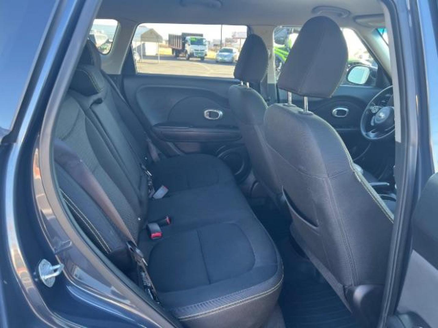 2014 Two Tone Navy/Black /Black Interior Kia Soul + (KNDJP3A53E7) with an 2.0L L4 DOHC 16V engine, 6-Speed Automatic transmission, located at 940 North Main Street, Cedar City, UT, 84720, (435) 628-0023, 37.692936, -113.061897 - Photo#27