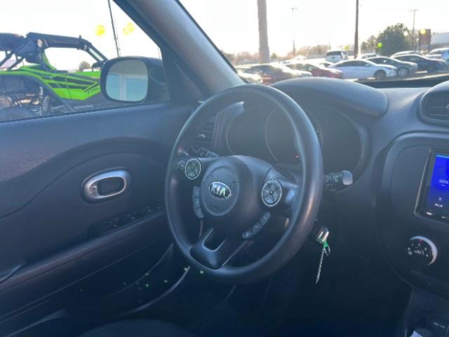 2014 Two Tone Navy/Black /Black Interior Kia Soul + (KNDJP3A53E7) with an 2.0L L4 DOHC 16V engine, 6-Speed Automatic transmission, located at 940 North Main Street, Cedar City, UT, 84720, (435) 628-0023, 37.692936, -113.061897 - Photo#31