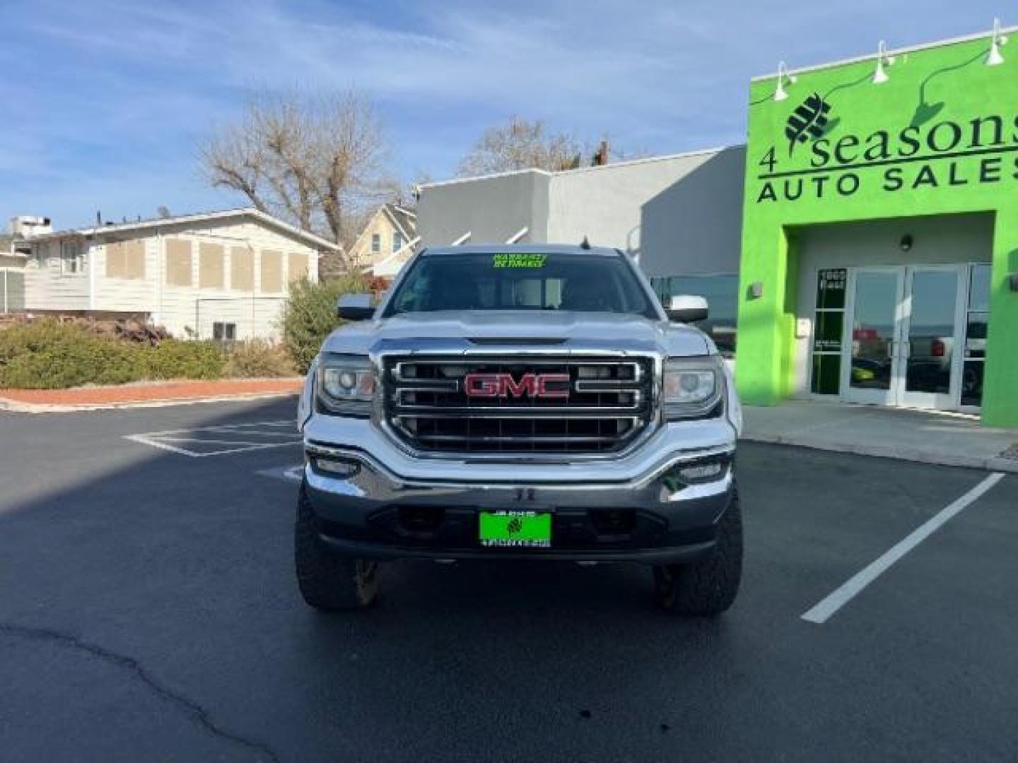 2016 Summit White /Dark Ash/Jet Black GMC Sierra 1500 SLE (3GTU2MEC1GG) with an EcoTec3 5.3L V-8 gasoline direct injection engine, Continuously Variable Transmission transmission, located at 1865 East Red Hills Pkwy, St. George, 84770, (435) 628-0023, 37.120850, -113.543640 - Photo#1