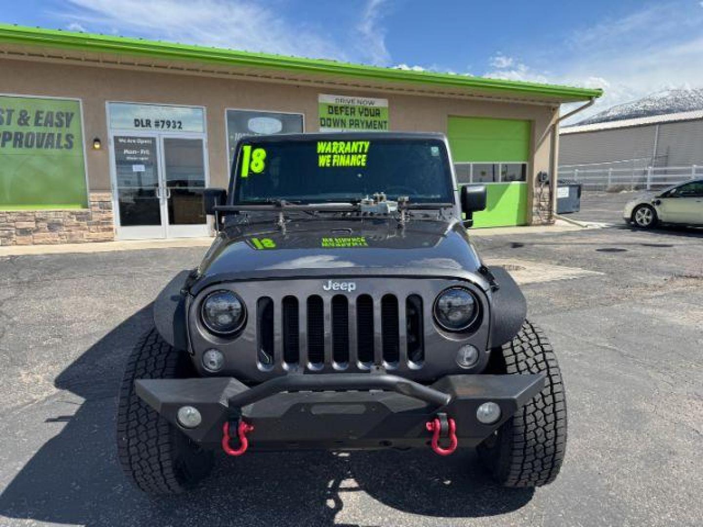 2018 Granite Crystal Metallic Clearcoat /Black Jeep Wrangler JK Unlimited Sport S 4x4 (1C4BJWDG5JL) with an Pentastar 3.6L V-6 DOHC engine, Continuously Variable Transmission transmission, located at 1865 East Red Hills Pkwy, St. George, 84770, (435) 628-0023, 37.120850, -113.543640 - We specialize in helping ALL people get the best financing available. No matter your credit score, good, bad or none we can get you an amazing rate. Had a bankruptcy, divorce, or repossessions? We give you the green light to get your credit back on the road. Low down and affordable payments that fit - Photo#1