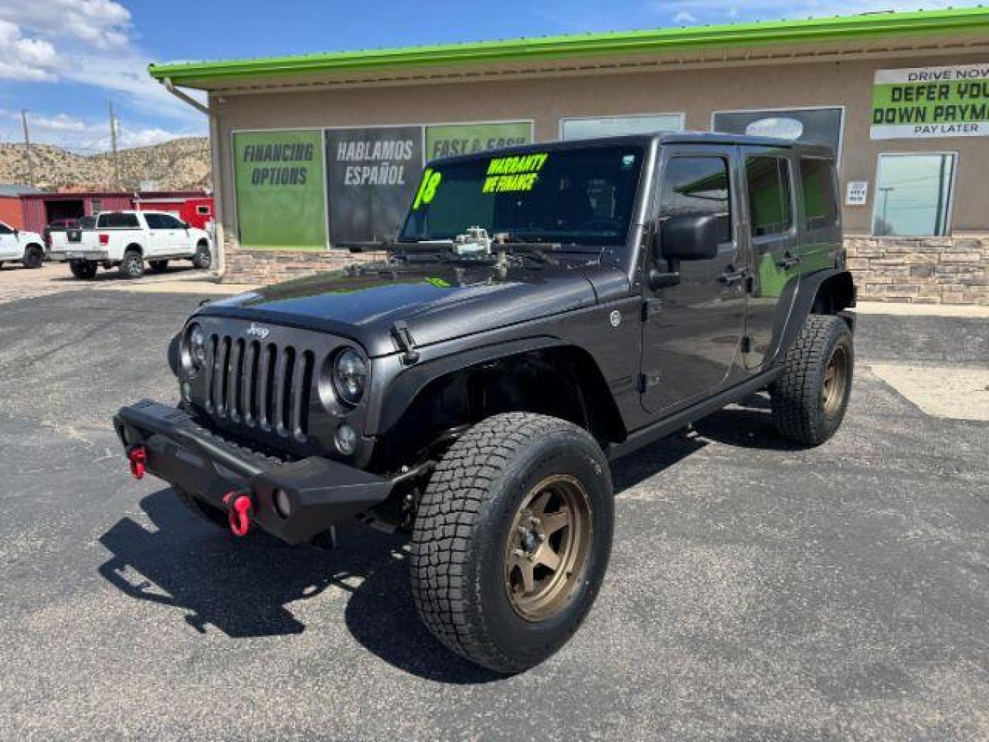 2018 Granite Crystal Metallic Clearcoat /Black Jeep Wrangler JK Unlimited Sport S 4x4 (1C4BJWDG5JL) with an Pentastar 3.6L V-6 DOHC engine, Continuously Variable Transmission transmission, located at 1865 East Red Hills Pkwy, St. George, 84770, (435) 628-0023, 37.120850, -113.543640 - We specialize in helping ALL people get the best financing available. No matter your credit score, good, bad or none we can get you an amazing rate. Had a bankruptcy, divorce, or repossessions? We give you the green light to get your credit back on the road. Low down and affordable payments that fit - Photo#2