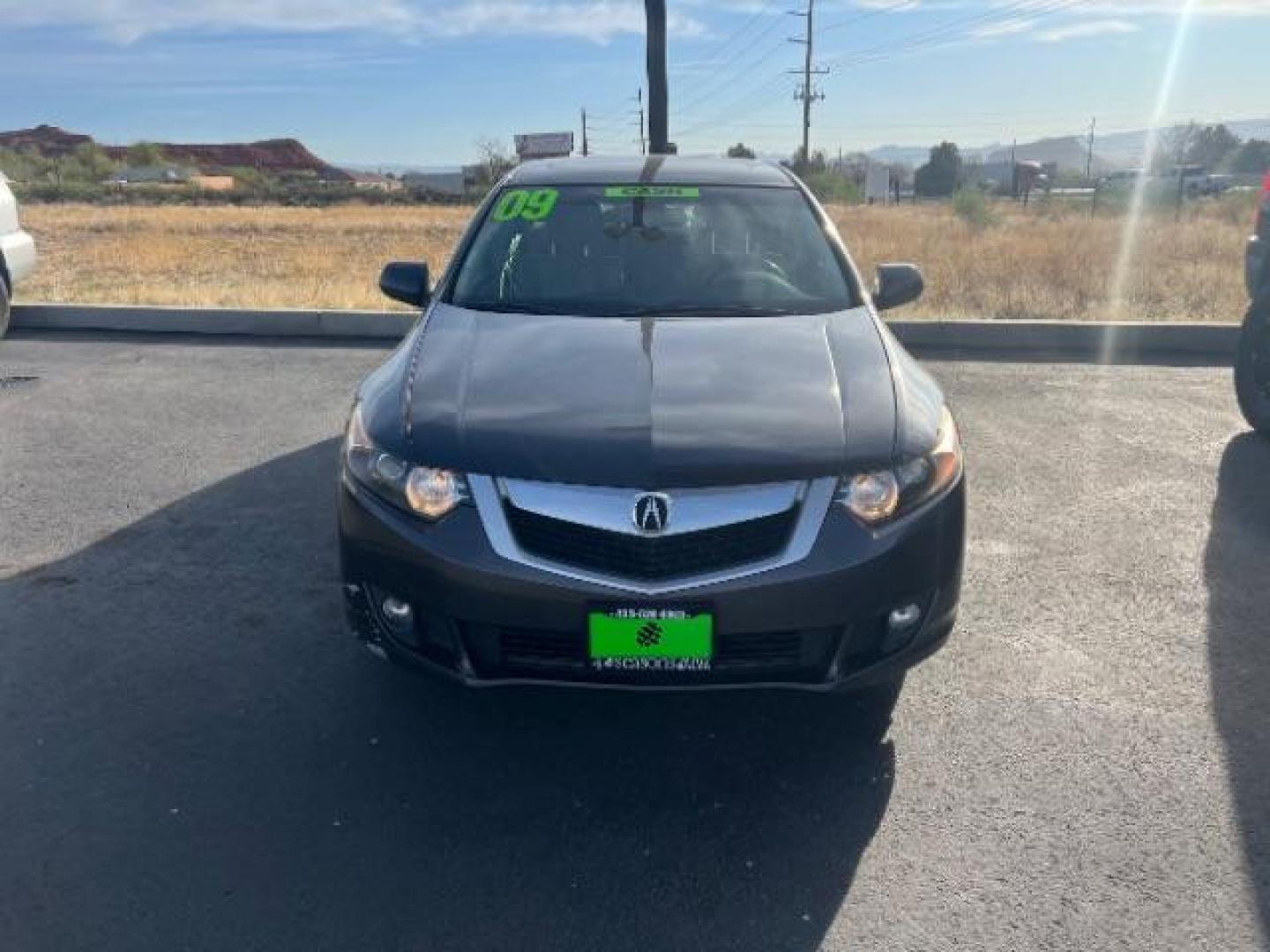2009 Grigio Metallic /Ebony Leather Interior Acura TSX 5-Speed AT with Tech Package (JH4CU26699C) with an 2.4L L4 DOHC 16V engine, 5-Speed Automatic transmission, located at 1865 East Red Hills Pkwy, St. George, 84770, (435) 628-0023, 37.120850, -113.543640 - This vehicle is a Mechanic Special. This means it will need some love. Runs a drives fine but has body damage, leaks or other mechanical issues. It did NOT pass our 50 point inspection. Get a great deal on a less than perfect car. These cars do NOT qualify for our in house financing. Cash and carry, - Photo#1