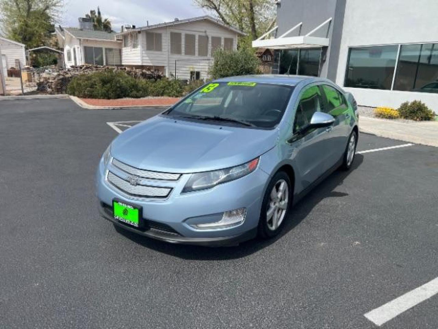 2013 Light Blue /Black Leather Interior Chevrolet Volt Premium (1G1RB6E40DU) with an 1.4L L4 DOHC 16V PLUG-IN HYBRID engine, Continuously Variable Transmission transmission, located at 940 North Main Street, Cedar City, UT, 84720, (435) 628-0023, 37.692936, -113.061897 - Photo#2