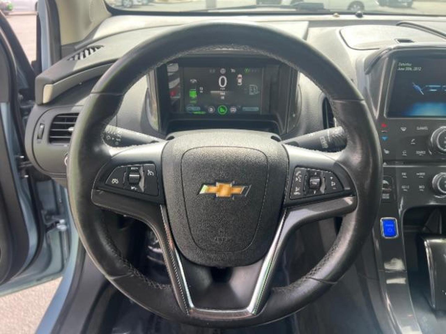 2013 Light Blue /Black Leather Interior Chevrolet Volt Premium (1G1RB6E40DU) with an 1.4L L4 DOHC 16V PLUG-IN HYBRID engine, Continuously Variable Transmission transmission, located at 940 North Main Street, Cedar City, UT, 84720, (435) 628-0023, 37.692936, -113.061897 - Photo#15