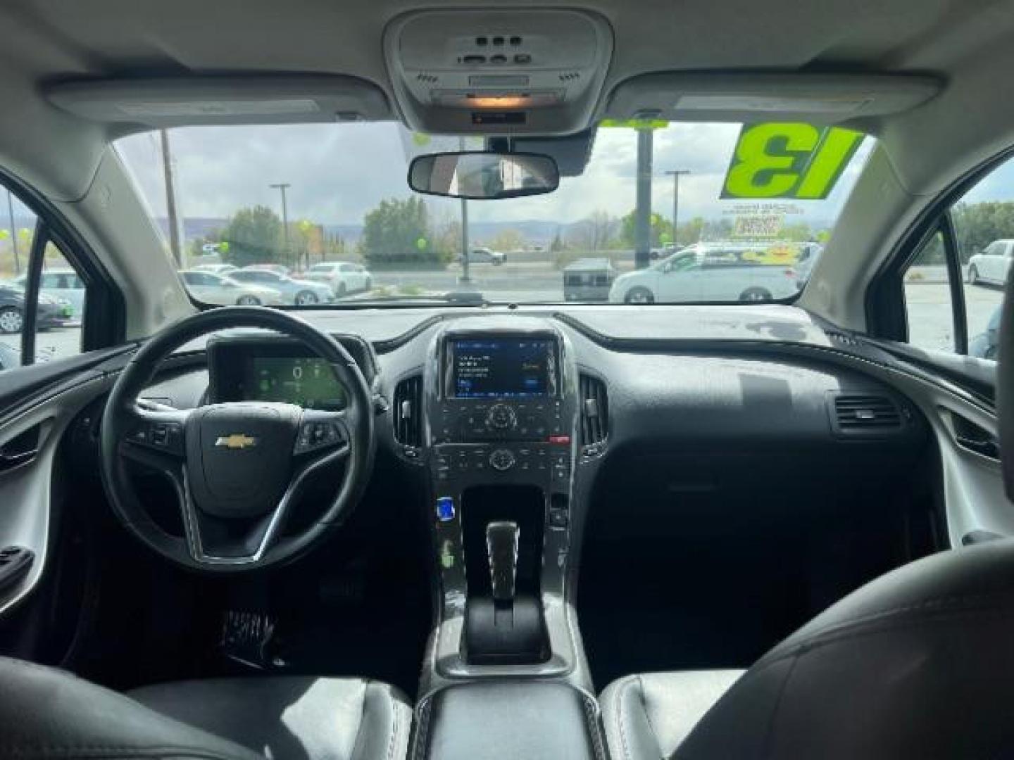 2013 Light Blue /Black Leather Interior Chevrolet Volt Premium (1G1RB6E40DU) with an 1.4L L4 DOHC 16V PLUG-IN HYBRID engine, Continuously Variable Transmission transmission, located at 940 North Main Street, Cedar City, UT, 84720, (435) 628-0023, 37.692936, -113.061897 - Photo#24