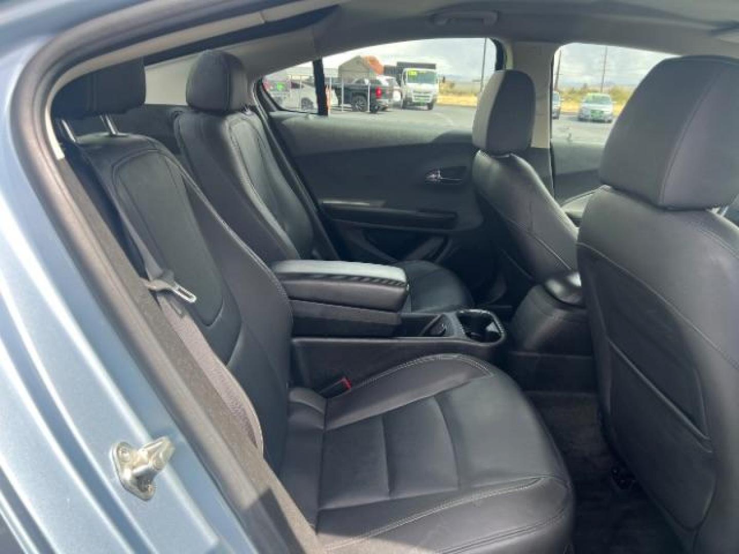 2013 Light Blue /Black Leather Interior Chevrolet Volt Premium (1G1RB6E40DU) with an 1.4L L4 DOHC 16V PLUG-IN HYBRID engine, Continuously Variable Transmission transmission, located at 940 North Main Street, Cedar City, UT, 84720, (435) 628-0023, 37.692936, -113.061897 - Photo#27