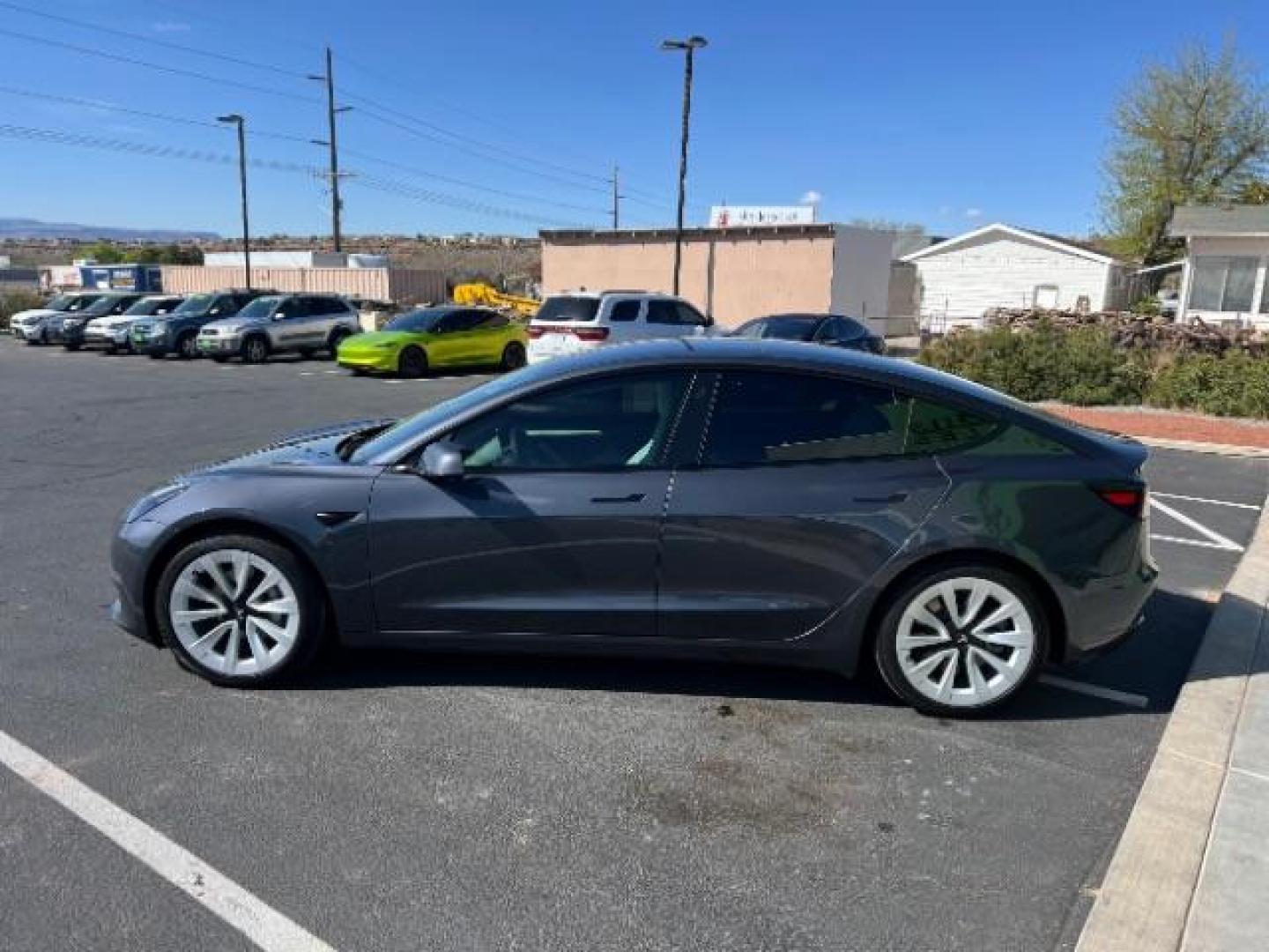 2021 Midnight Silver Metallic /White/Black Tesla Model 3 Long Range Dual Motor All-Wheel Drive (5YJ3E1EB5MF) with an 1.4L L4 DOHC 16V PLUG-IN HYBRID engine, Continuously Variable Transmission transmission, located at 1865 East Red Hills Pkwy, St. George, 84770, (435) 628-0023, 37.120850, -113.543640 - ***PRICE INCLUDES $4k EV REBATE*** Check with IRS website to be sure you qualify for the credit. Excellent condition, LONG RANGE AWD Full motor and battery warranty up to 120k miles. Financing for ALL credit types. Call our stop by. 4 Seasons Auto Southern Utah EV experts! - Photo#3