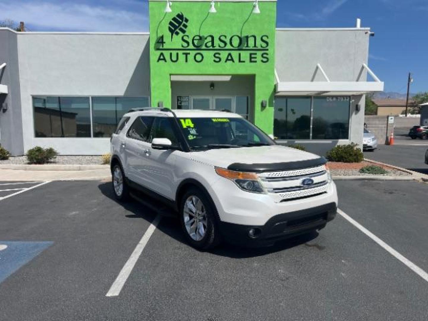 2014 White Platinum Metallic Tri-Coat /Medium Light Stone Ford Explorer Limited (1FM5K7F86EG) with an 3.5L V-6 DOHC engine, Continuously Variable Transmission transmission, located at 940 North Main Street, Cedar City, UT, 84720, (435) 628-0023, 37.692936, -113.061897 - We specialize in helping ALL people get the best financing available. No matter your credit score, good, bad or none we can get you an amazing rate. Had a bankruptcy, divorce, or repossessions? We give you the green light to get your credit back on the road. Low down and affordable payments that fit - Photo#0