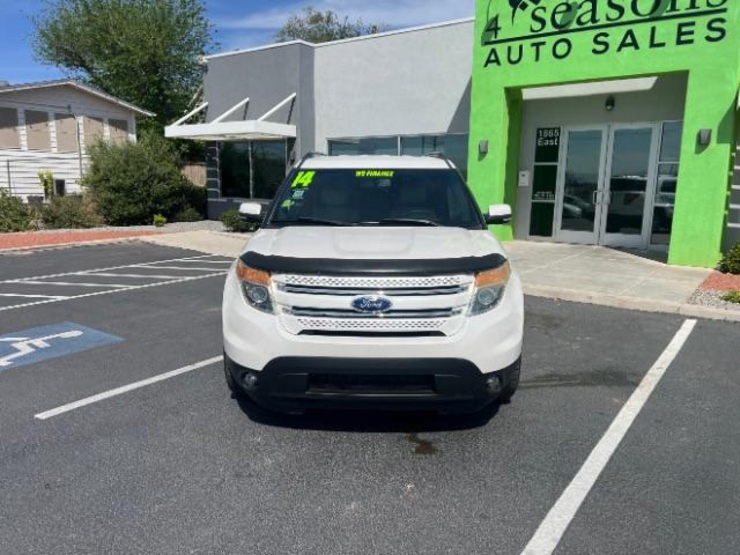 2014 White Platinum Metallic Tri-Coat /Medium Light Stone Ford Explorer Limited (1FM5K7F86EG) with an 3.5L V-6 DOHC engine, Continuously Variable Transmission transmission, located at 940 North Main Street, Cedar City, UT, 84720, (435) 628-0023, 37.692936, -113.061897 - We specialize in helping ALL people get the best financing available. No matter your credit score, good, bad or none we can get you an amazing rate. Had a bankruptcy, divorce, or repossessions? We give you the green light to get your credit back on the road. Low down and affordable payments that fit - Photo#1