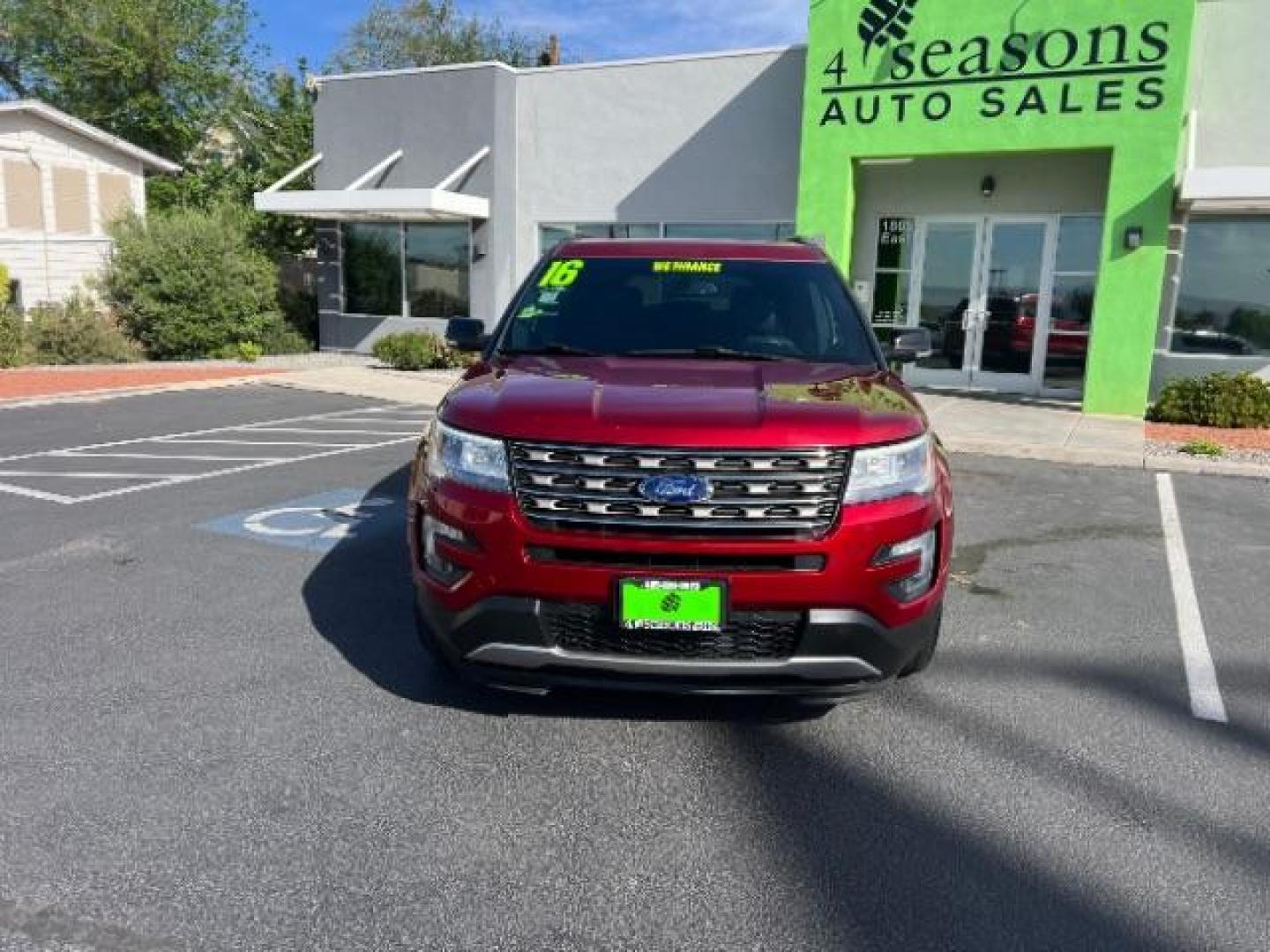 2016 Ruby Red Metallic Tinted Clearcoat /Ebony Black Ford Explorer XLT (1FM5K8D8XGG) with an 3.5L V-6 DOHC engine, located at 1865 East Red Hills Pkwy, St. George, 84770, (435) 628-0023, 37.120850, -113.543640 - We specialize in helping ALL people get the best financing available. No matter your credit score, good, bad or none we can get you an amazing rate. Had a bankruptcy, divorce, or repossessions? We give you the green light to get your credit back on the road. Low down and affordable payments that fit - Photo#1
