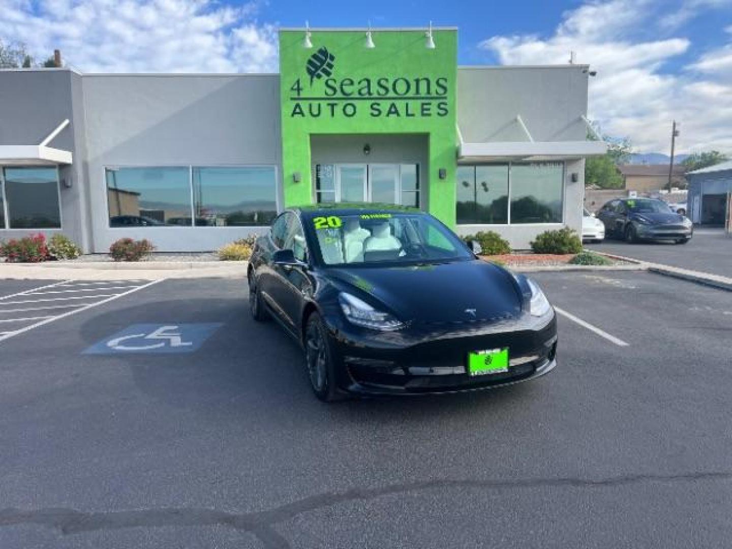 2020 Solid Black /White/Black Tesla Model 3 Long Range Dual Motor All-Wheel Drive (5YJ3E1EBXLF) with an ELECTRIC engine, Continuously Variable Transmission transmission, located at 1865 East Red Hills Pkwy, St. George, 84770, (435) 628-0023, 37.120850, -113.543640 - ***PRICE INCLUDES $4k EV REBATE*** Check with IRS website to be sure you qualify for the credit. Excellent condition, LONG RANGE AWD Full motor and battery warranty up to 120k miles. Financing for ALL credit types. Call our stop by. 4 Seasons Auto Southern Utah EV experts! - Photo#0