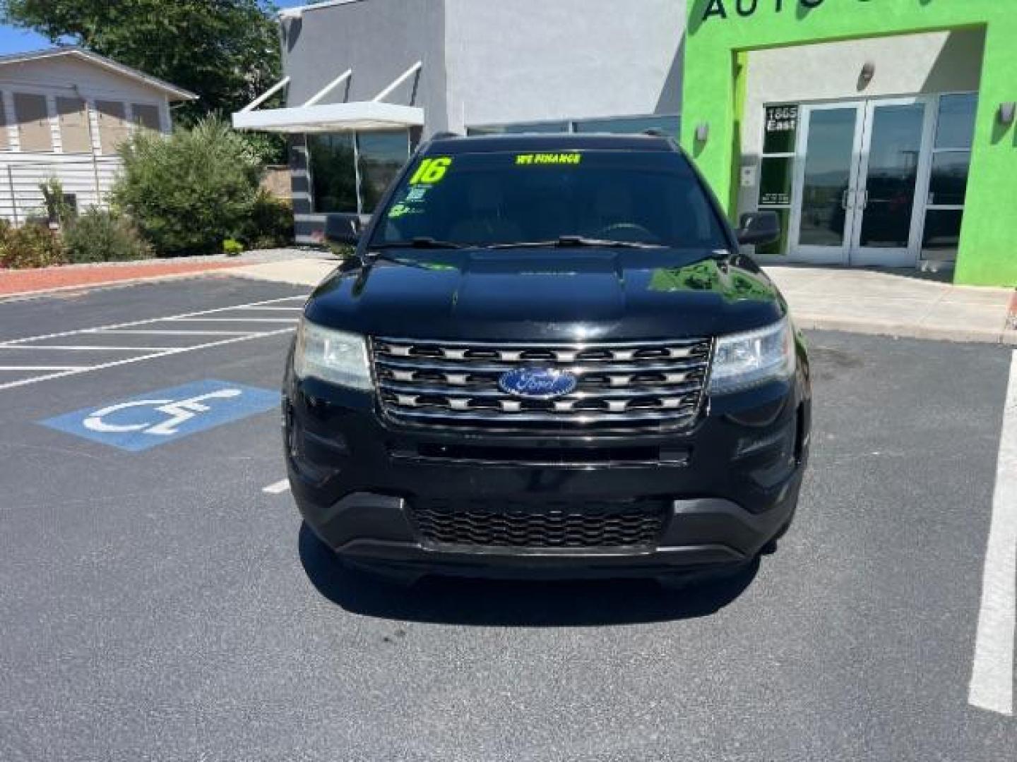2016 Absolute Black /Medium Light Camel, cloth Ford Explorer Base FWD (1FM5K7B83GG) with an 3.5L V6 DOHC 24V engine, 6-Speed Automatic transmission, located at 1865 East Red Hills Pkwy, St. George, 84770, (435) 628-0023, 37.120850, -113.543640 - We specialize in helping ALL people get the best financing available. No matter your credit score, good, bad or none we can get you an amazing rate. Had a bankruptcy, divorce, or repossessions? We give you the green light to get your credit back on the road. Low down and affordable payments that fit - Photo#1