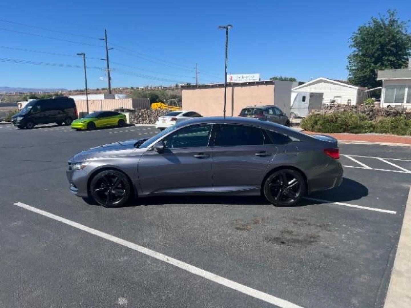 2018 Modern Steel Metallic /Black Honda Accord Sport (1HGCV1F35JA) with an 1.5L I-4 gasoline direct injection engine, Automatic transmission, located at 1865 East Red Hills Pkwy, St. George, 84770, (435) 628-0023, 37.120850, -113.543640 - We specialize in helping ALL people get the best financing available. No matter your credit score, good, bad or none we can get you an amazing rate. Had a bankruptcy, divorce, or repossessions? We give you the green light to get your credit back on the road. Low down and affordable payments that fit - Photo#3