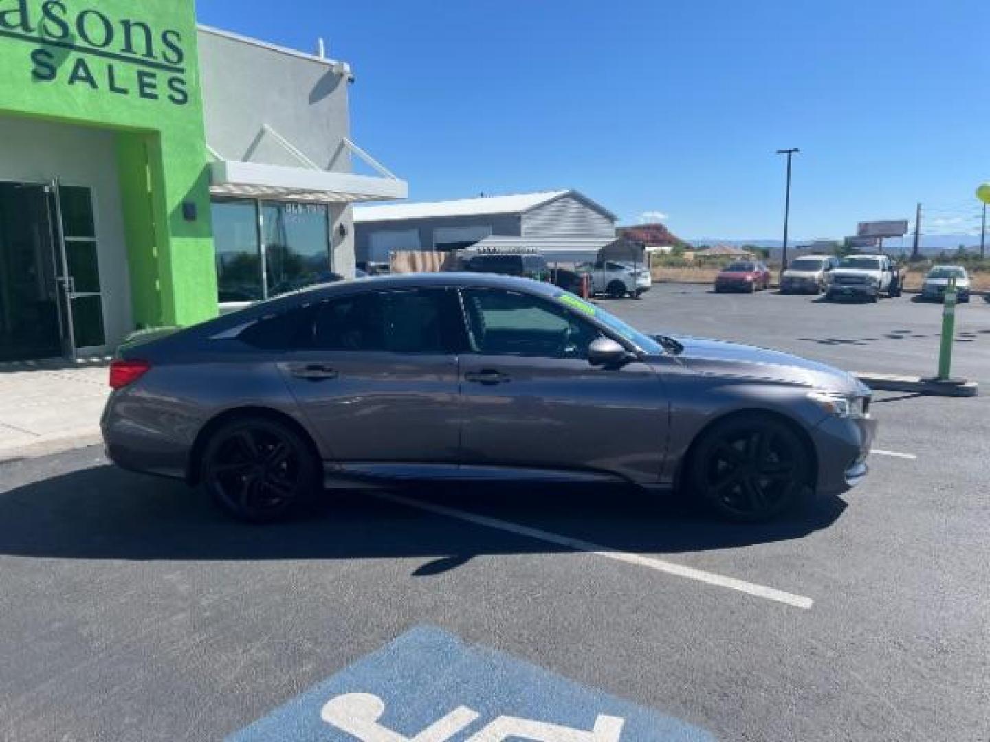 2018 Modern Steel Metallic /Black Honda Accord Sport (1HGCV1F35JA) with an 1.5L I-4 gasoline direct injection engine, Automatic transmission, located at 1865 East Red Hills Pkwy, St. George, 84770, (435) 628-0023, 37.120850, -113.543640 - We specialize in helping ALL people get the best financing available. No matter your credit score, good, bad or none we can get you an amazing rate. Had a bankruptcy, divorce, or repossessions? We give you the green light to get your credit back on the road. Low down and affordable payments that fit - Photo#7