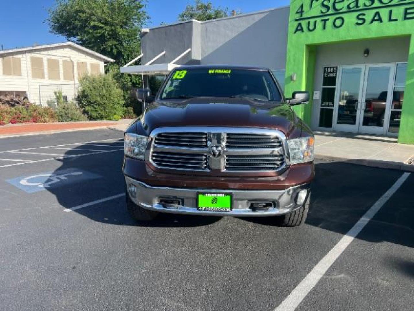 2013 Western Brown /Diesel Gray/Black Ram 1500 Big Horn (1C6RR7LT8DS) with an HEMI 5.7L V-8 variable valve control engine, Automatic transmission, located at 1865 East Red Hills Pkwy, St. George, 84770, (435) 628-0023, 37.120850, -113.543640 - We specialize in helping ALL people get the best financing available. No matter your credit score, good, bad or none we can get you an amazing rate. Had a bankruptcy, divorce, or repossessions? We give you the green light to get your credit back on the road. Low down and affordable payments that fit - Photo#1