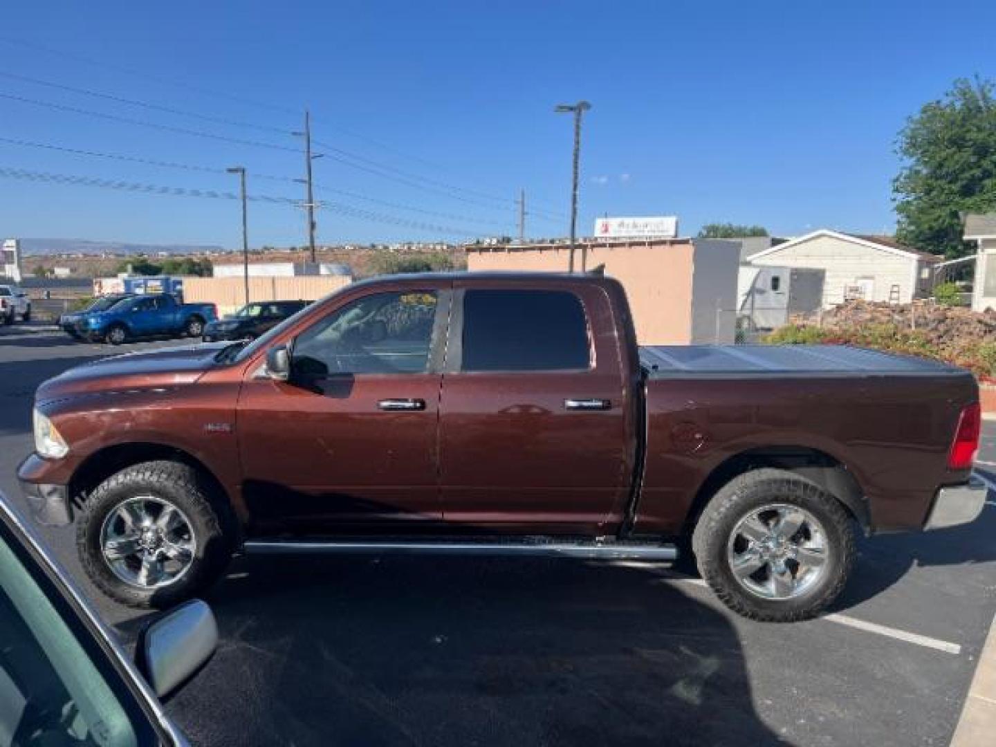 2013 Western Brown /Diesel Gray/Black Ram 1500 Big Horn (1C6RR7LT8DS) with an HEMI 5.7L V-8 variable valve control engine, Automatic transmission, located at 1865 East Red Hills Pkwy, St. George, 84770, (435) 628-0023, 37.120850, -113.543640 - We specialize in helping ALL people get the best financing available. No matter your credit score, good, bad or none we can get you an amazing rate. Had a bankruptcy, divorce, or repossessions? We give you the green light to get your credit back on the road. Low down and affordable payments that fit - Photo#3