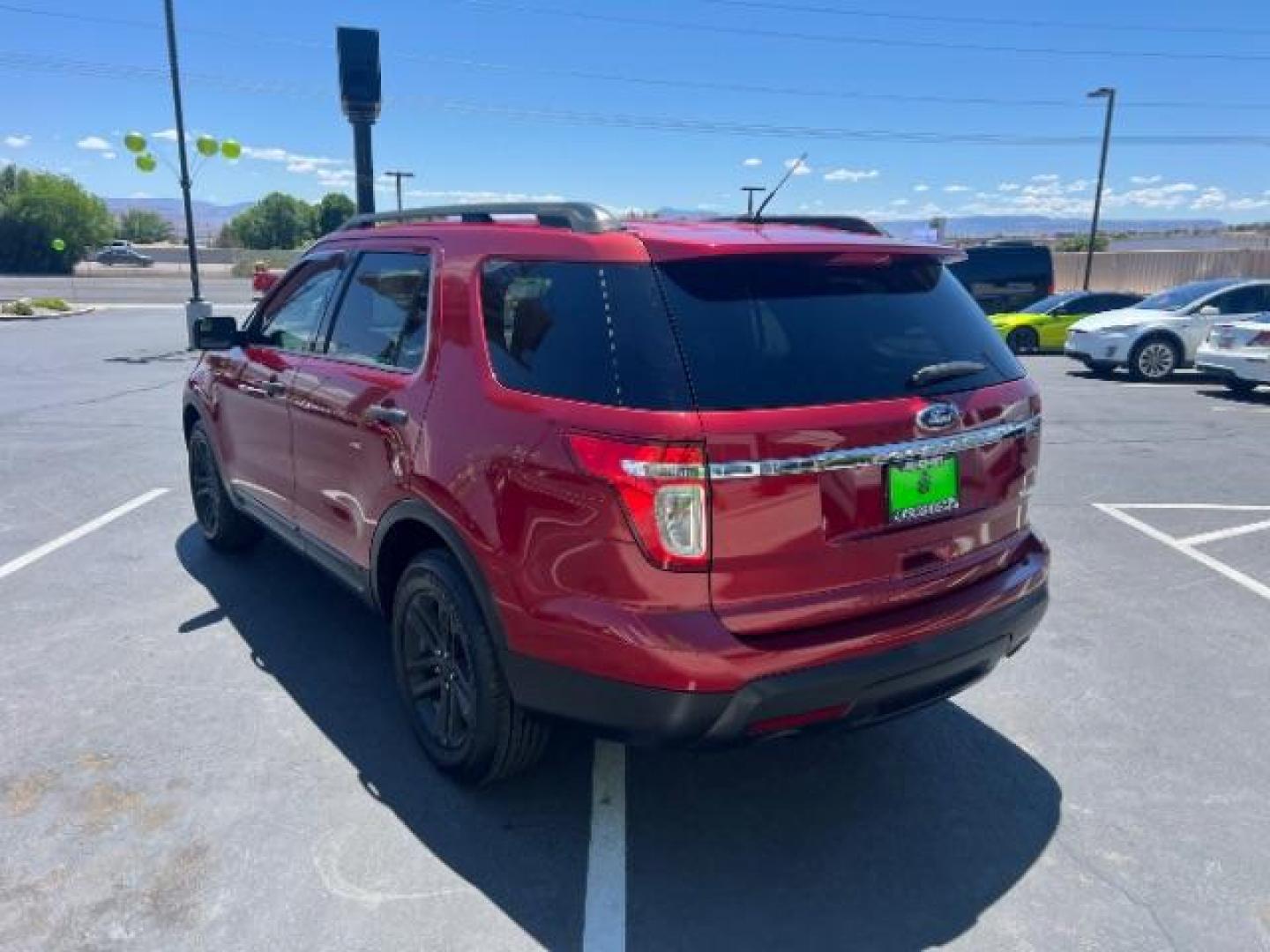 2015 Red /Black Ford Explorer Base FWD (1FM5K7B8XFG) with an 3.5L V6 DOHC 24V engine, 6-Speed Automatic transmission, located at 940 North Main Street, Cedar City, UT, 84720, (435) 628-0023, 37.692936, -113.061897 - We specialize in helping ALL people get the best financing available. No matter your credit score, good, bad or none we can get you an amazing rate. Had a bankruptcy, divorce, or repossessions? We give you the green light to get your credit back on the road. Low down and affordable payments that fit - Photo#4