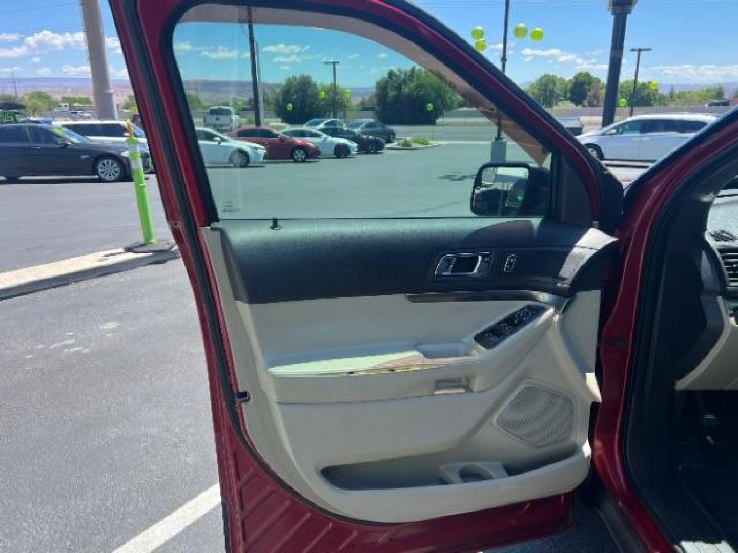 2015 Red /Black Ford Explorer Base FWD (1FM5K7B8XFG) with an 3.5L V6 DOHC 24V engine, 6-Speed Automatic transmission, located at 940 North Main Street, Cedar City, UT, 84720, (435) 628-0023, 37.692936, -113.061897 - We specialize in helping ALL people get the best financing available. No matter your credit score, good, bad or none we can get you an amazing rate. Had a bankruptcy, divorce, or repossessions? We give you the green light to get your credit back on the road. Low down and affordable payments that fit - Photo#12
