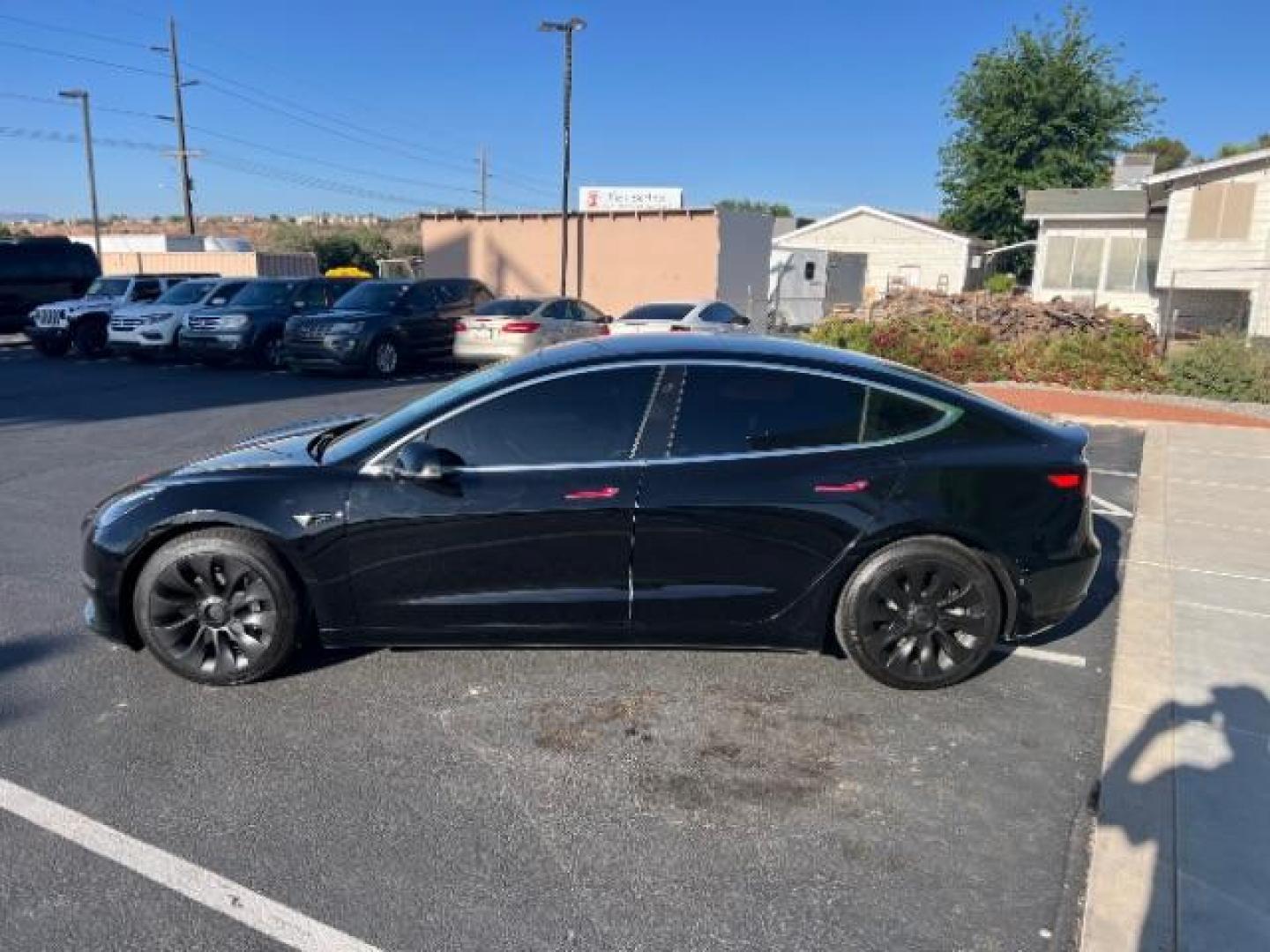 2020 Solid Black /Black Tesla Model 3 Long Range Dual Motor All-Wheel Drive (5YJ3E1EB1LF) with an ELECTRIC engine, 1 Speed Automatic transmission, located at 940 North Main Street, Cedar City, UT, 84720, (435) 628-0023, 37.692936, -113.061897 - ****Price includes $4k IRS EV REBATE**** We are setup with IRS to file the rebate directly and take credit off the price of car. Check with IRS EV website to be sure you qualify. Congress has threatened to end rebate so ACT FAST! 95% Battery Life. Gets 270 miles on full charge. Full battery and - Photo#5