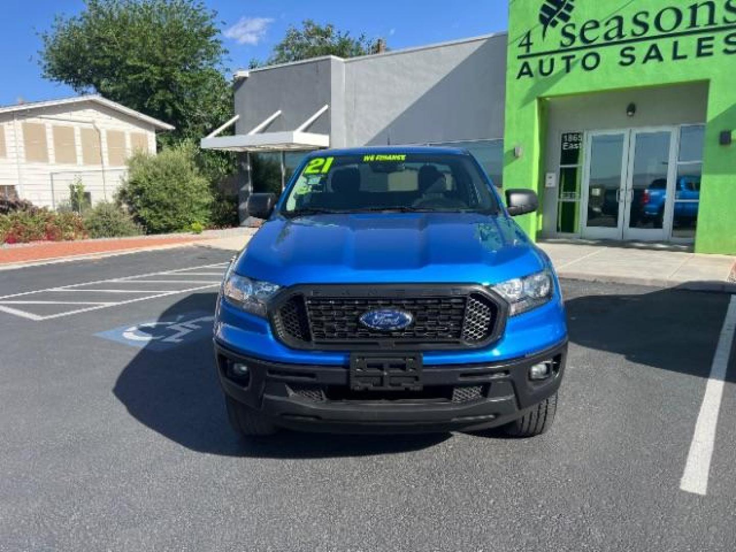 2021 Velocity Blue Metallic /Ebony Ford Ranger XL (1FTER1EH0ML) with an EcoBoost 2.3L I-4 gasoline direct injection engine, Automatic transmission, located at 1865 East Red Hills Pkwy, St. George, 84770, (435) 628-0023, 37.120850, -113.543640 - We specialize in helping ALL people get the best financing available. No matter your credit score, good, bad or none we can get you an amazing rate. Had a bankruptcy, divorce, or repossessions? We give you the green light to get your credit back on the road. Low down and affordable payments that fit - Photo#1