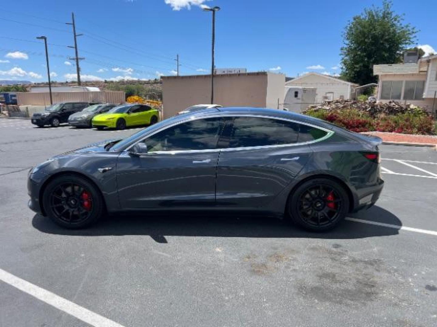 2018 Midnight Silver Metallic /Black Tesla Model 3 Long Range | Performance (5YJ3E1EB9JF) with an ELECTRIC engine, Continuously Variable Transmission transmission, located at 1865 East Red Hills Pkwy, St. George, 84770, (435) 628-0023, 37.120850, -113.543640 - ****Price includes $4k IRS EV REBATE**** We are setup with IRS to file the rebate directly and take credit off the price of car. Check with IRS EV website to be sure you qualify. Trump has threatened to end rebate so ACT FAST! Full battery and motor warranty up to 120k miles We are THE southern - Photo#5