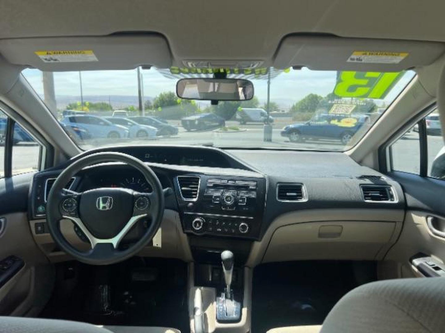 2013 Taffeta White /Beige Honda Civic LX (19XFB2F56DE) with an 1.8L I-4 i-VTEC variable valve control engine, Automatic transmission, located at 1865 East Red Hills Pkwy, St. George, 84770, (435) 628-0023, 37.120850, -113.543640 - We specialize in helping ALL people get the best financing available. No matter your credit score, good, bad or none we can get you an amazing rate. Had a bankruptcy, divorce, or repossessions? We give you the green light to get your credit back on the road. Low down and affordable payments that fit - Photo#23