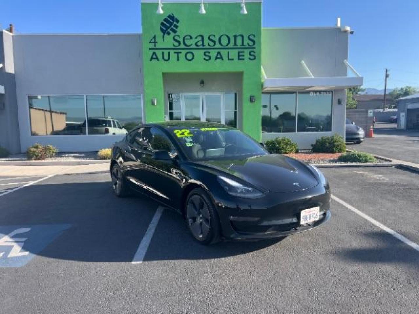2022 Solid Black /Black Tesla Model 3 Long Range Dual Motor All-Wheel Drive (5YJ3E1EBXNF) with an Electric engine, Electric transmission, located at 1865 East Red Hills Pkwy, St. George, 84770, (435) 628-0023, 37.120850, -113.543640 - ****Price includes $4k IRS EV REBATE**** We are setup with IRS to file the rebate directly and take credit off the price of car. Check with IRS EV website to be sure you qualify. Trump has threatened to end rebate so ACT FAST! Full battery and motor warranty up to 120k miles We are THE southern - Photo#0