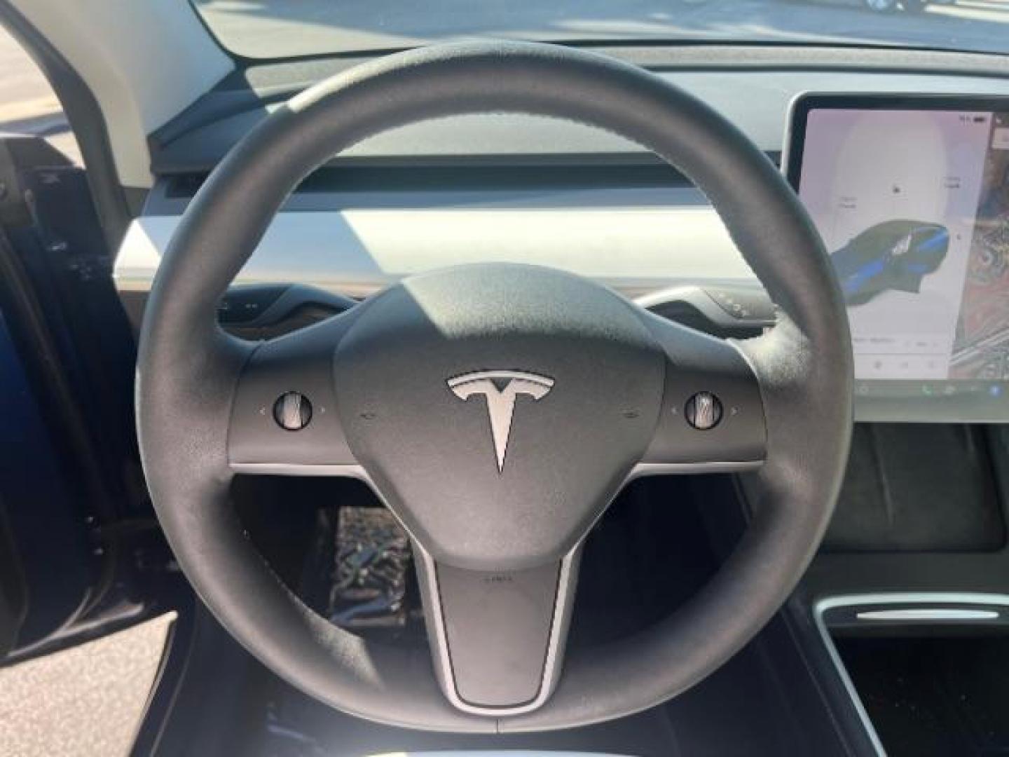 2021 Deep Blue Metallic /Black Tesla Model Y Long Range Dual Motor All-Wheel Drive (5YJYGDEE2MF) with an Electric engine, AUTOMATIC transmission, located at 1865 East Red Hills Pkwy, St. George, 84770, (435) 628-0023, 37.120850, -113.543640 - Excellent Model Y in rare color combo blue on white. Gets 260 miles on full charge. Full battery and motor warranty up to 120k miles Financing for ALL credit types. Aftermarket battery warranty available. We are THE southern Utah Tesla Experts. Call or text for more info - Photo#17