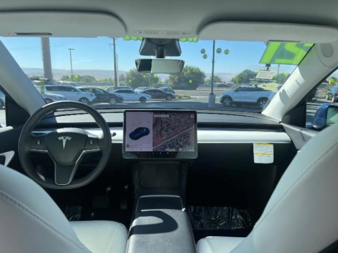 2021 Deep Blue Metallic /Black Tesla Model Y Long Range Dual Motor All-Wheel Drive (5YJYGDEE2MF) with an Electric engine, AUTOMATIC transmission, located at 1865 East Red Hills Pkwy, St. George, 84770, (435) 628-0023, 37.120850, -113.543640 - Excellent Model Y in rare color combo blue on white. Gets 260 miles on full charge. Full battery and motor warranty up to 120k miles Financing for ALL credit types. Aftermarket battery warranty available. We are THE southern Utah Tesla Experts. Call or text for more info - Photo#23