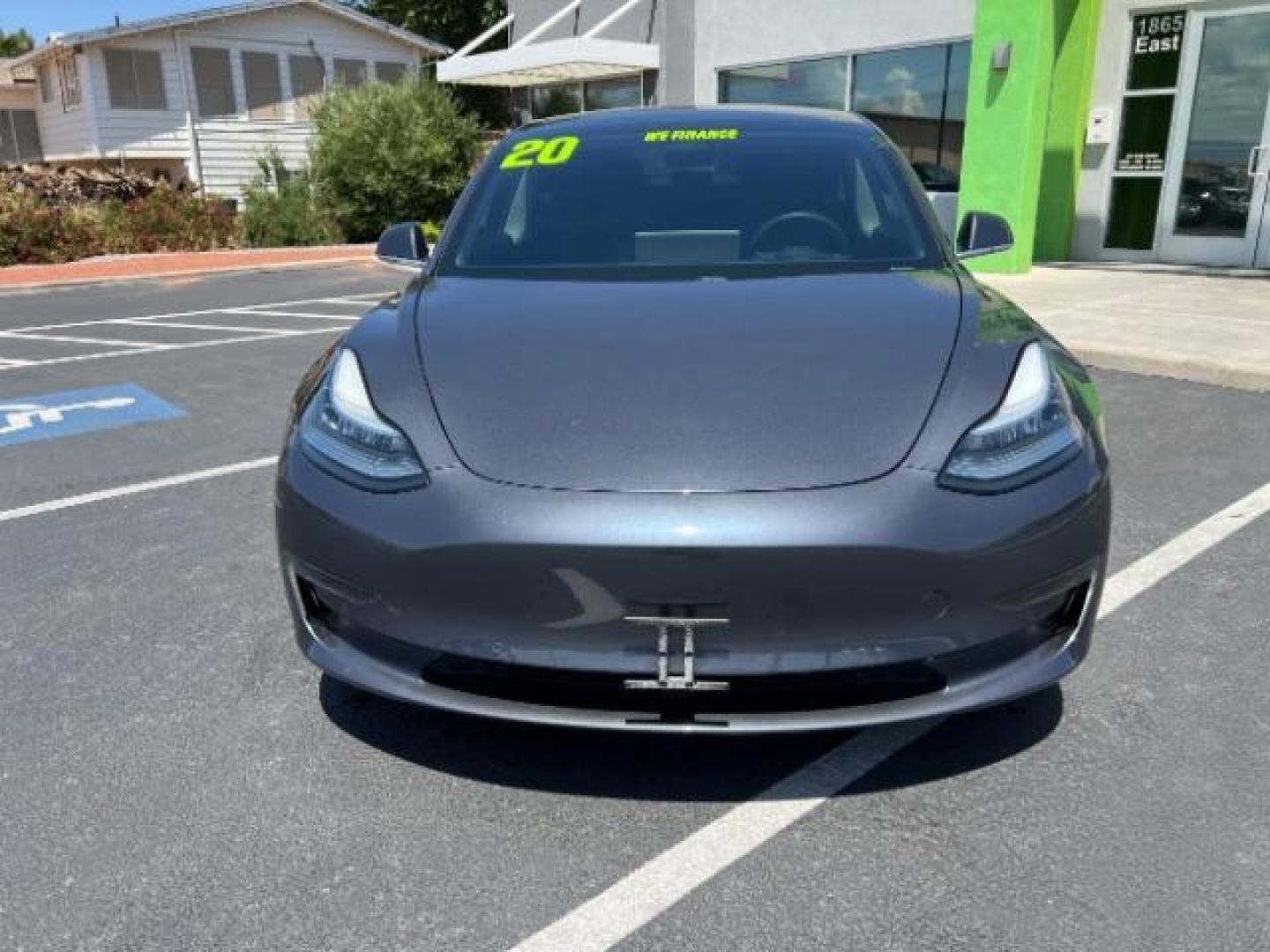 2020 Midnight Silver Metallic /Black Tesla Model 3 Long Range Dual Motor All-Wheel Drive (5YJ3E1EB8LF) , located at 1865 East Red Hills Pkwy, St. George, 84770, (435) 628-0023, 37.120850, -113.543640 - Photo#1