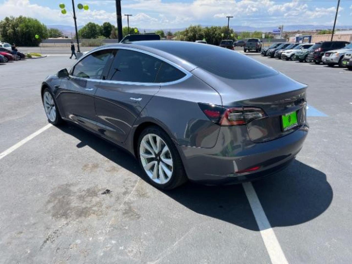 2020 Midnight Silver Metallic /Black Tesla Model 3 Long Range Dual Motor All-Wheel Drive (5YJ3E1EB8LF) , located at 1865 East Red Hills Pkwy, St. George, 84770, (435) 628-0023, 37.120850, -113.543640 - Photo#2
