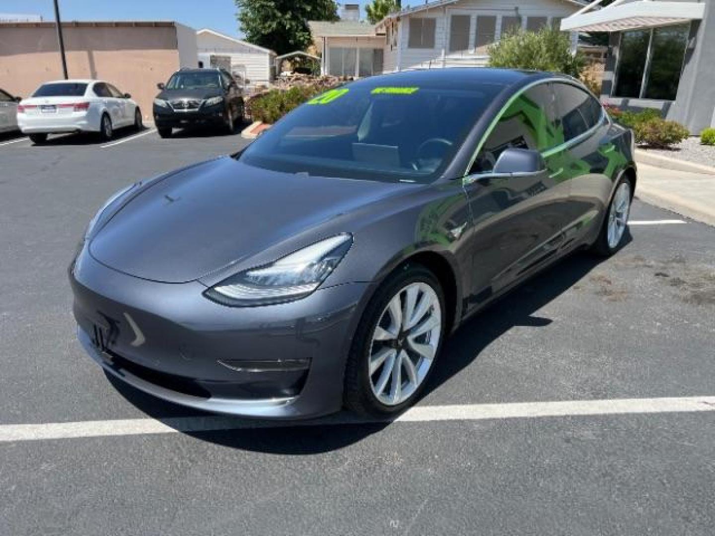 2020 Midnight Silver Metallic /Black Tesla Model 3 Long Range Dual Motor All-Wheel Drive (5YJ3E1EB8LF) , located at 1865 East Red Hills Pkwy, St. George, 84770, (435) 628-0023, 37.120850, -113.543640 - Photo#4