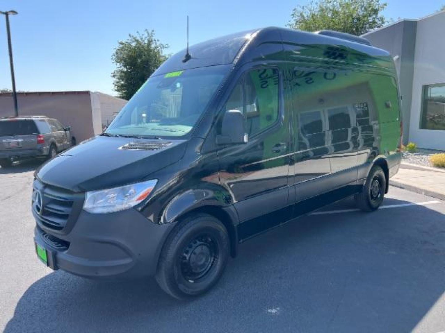 2024 Jet Black /Black Mercedes-Benz Sprinter 2500 Standard Roof 4-Cyl Diesel HO (W1Z4NFHYXRP) with an 2L I-4 diesel direct injection engine, Automatic transmission, located at 1865 East Red Hills Pkwy, St. George, 84770, (435) 628-0023, 37.120850, -113.543640 - Near new 12 passenger Sprinter. Low miles with full factory warranty. 1 owner and NO accidents. 3rd Row Seat Automatic Parking Back-Up Camera Blind Spot Monitor Bluetooth Connection Heated Front Seat(s) Privacy Glass Rain Sensing Wipers Rear A/C Rear Parking Aid Tire Pressure Monitor BLACK, LEATHER - Photo#4