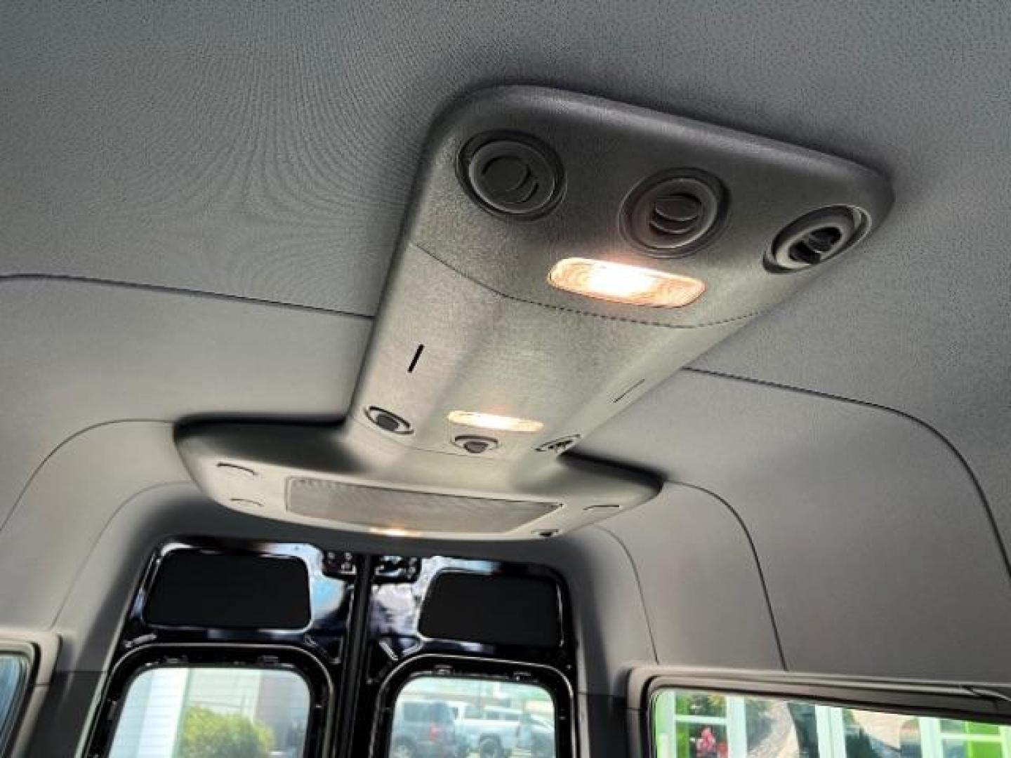 2024 Jet Black /Black Mercedes-Benz Sprinter 2500 Standard Roof 4-Cyl Diesel HO (W1Z4NFHYXRP) with an 2L I-4 diesel direct injection engine, Automatic transmission, located at 1865 East Red Hills Pkwy, St. George, 84770, (435) 628-0023, 37.120850, -113.543640 - Near new 12 passenger Sprinter. Low miles with full factory warranty. 1 owner and NO accidents. 3rd Row Seat Automatic Parking Back-Up Camera Blind Spot Monitor Bluetooth Connection Heated Front Seat(s) Privacy Glass Rain Sensing Wipers Rear A/C Rear Parking Aid Tire Pressure Monitor BLACK, LEATHER - Photo#20