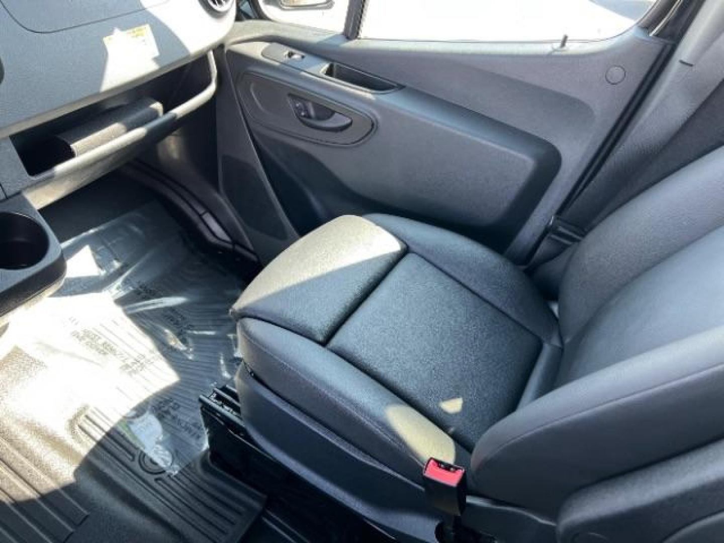 2024 Jet Black /Black Mercedes-Benz Sprinter 2500 Standard Roof 4-Cyl Diesel HO (W1Z4NFHYXRP) with an 2L I-4 diesel direct injection engine, Automatic transmission, located at 1865 East Red Hills Pkwy, St. George, 84770, (435) 628-0023, 37.120850, -113.543640 - Near new 12 passenger Sprinter. Low miles with full factory warranty. 1 owner and NO accidents. 3rd Row Seat Automatic Parking Back-Up Camera Blind Spot Monitor Bluetooth Connection Heated Front Seat(s) Privacy Glass Rain Sensing Wipers Rear A/C Rear Parking Aid Tire Pressure Monitor BLACK, LEATHER - Photo#22
