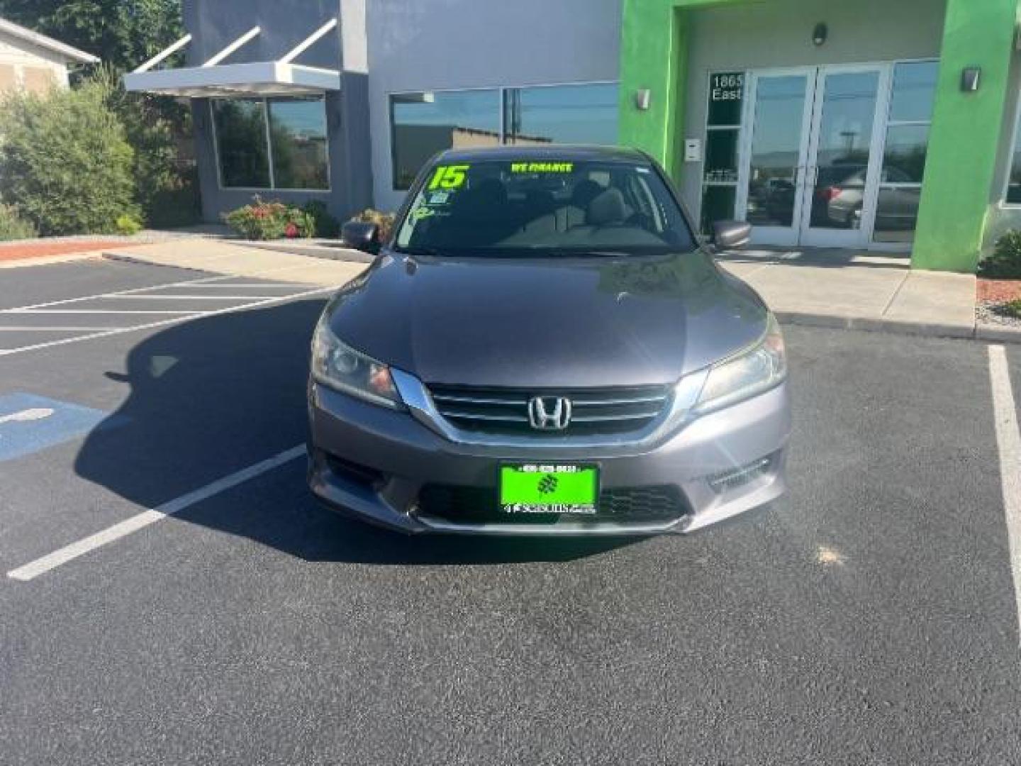2015 Modern Steel Metallic /Black Honda Accord LX (1HGCR2F35FA) with an 2.4L I-4 gasoline direct injection engine, Automatic transmission, located at 1865 East Red Hills Pkwy, St. George, 84770, (435) 628-0023, 37.120850, -113.543640 - We specialize in helping ALL people get the best financing available. No matter your credit score, good, bad or none we can get you an amazing rate. Had a bankruptcy, divorce, or repossessions? We give you the green light to get your credit back on the road. Low down and affordable payments that fit - Photo#1