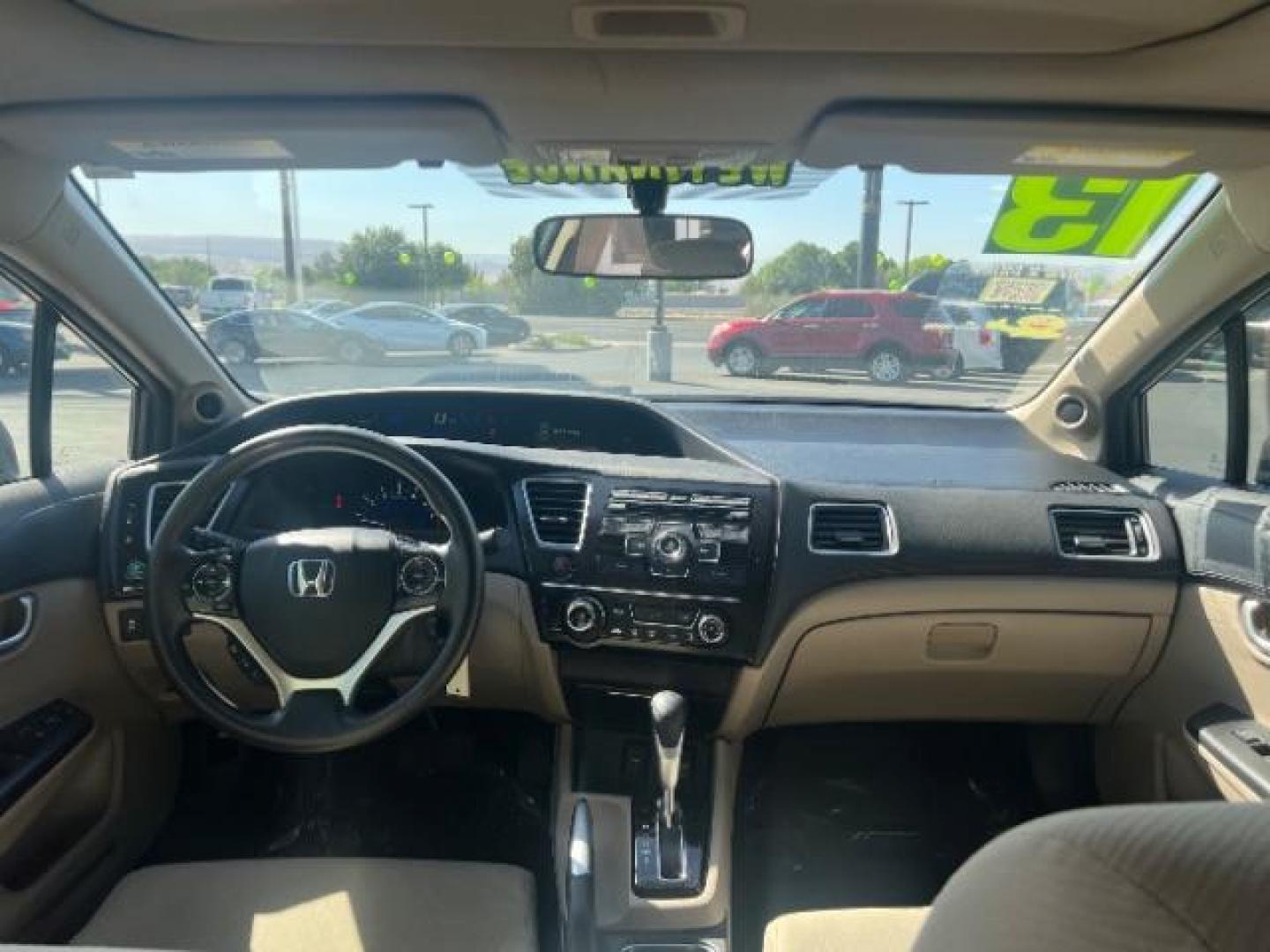 2013 Kona Coffee Metallic /Beige Honda Civic EX (19XFB2F82DE) with an 1.8L I-4 i-VTEC variable valve control engine, Automatic transmission, located at 940 North Main Street, Cedar City, UT, 84720, (435) 628-0023, 37.692936, -113.061897 - We specialize in helping ALL people get the best financing available. No matter your credit score, good, bad or none we can get you an amazing rate. Had a bankruptcy, divorce, or repossessions? We give you the green light to get your credit back on the road. Low down and affordable payments that fit - Photo#24