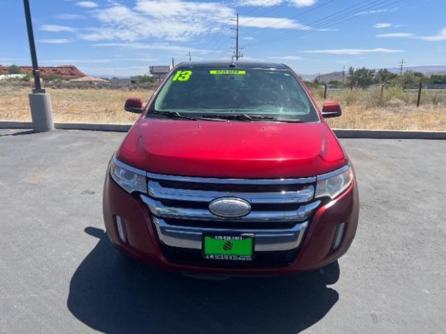 2013 Ruby Red Metallic Tinted Clearcoat /Sienna w/Charcoal Black Ford Edge Limited (2FMDK4KC4DB) with an 3.5L V-6 DOHC engine, AUTOMATIC transmission, located at 1865 East Red Hills Pkwy, St. George, 84770, (435) 628-0023, 37.120850, -113.543640 - Photo#1