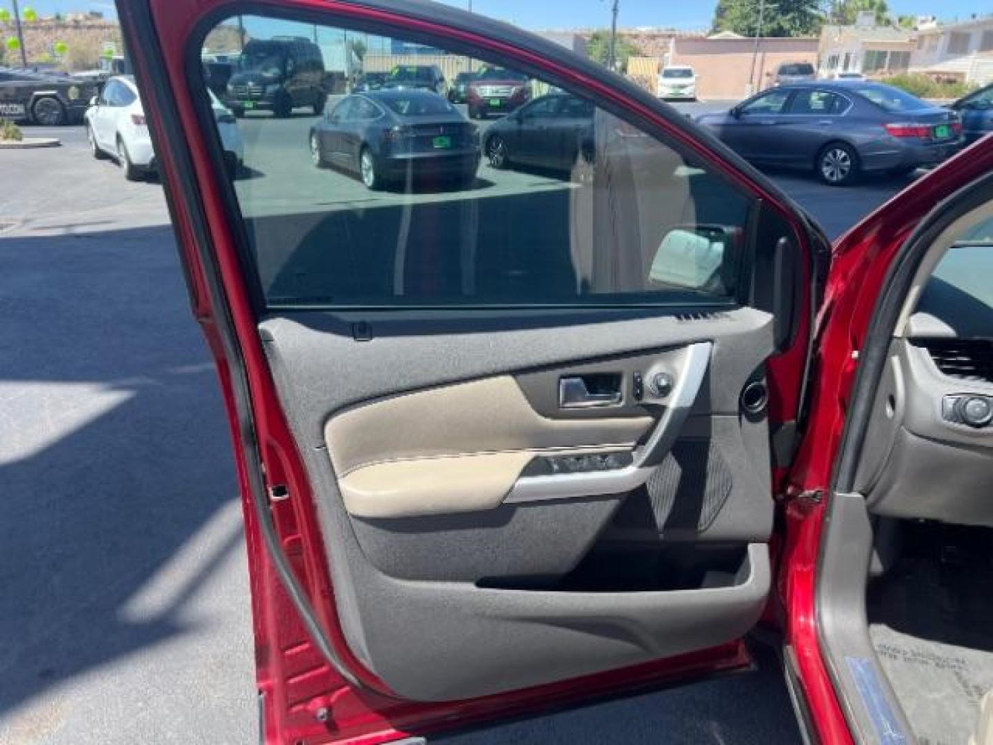 2013 Ruby Red Metallic Tinted Clearcoat /Sienna w/Charcoal Black Ford Edge Limited (2FMDK4KC4DB) with an 3.5L V-6 DOHC engine, AUTOMATIC transmission, located at 1865 East Red Hills Pkwy, St. George, 84770, (435) 628-0023, 37.120850, -113.543640 - Photo#8