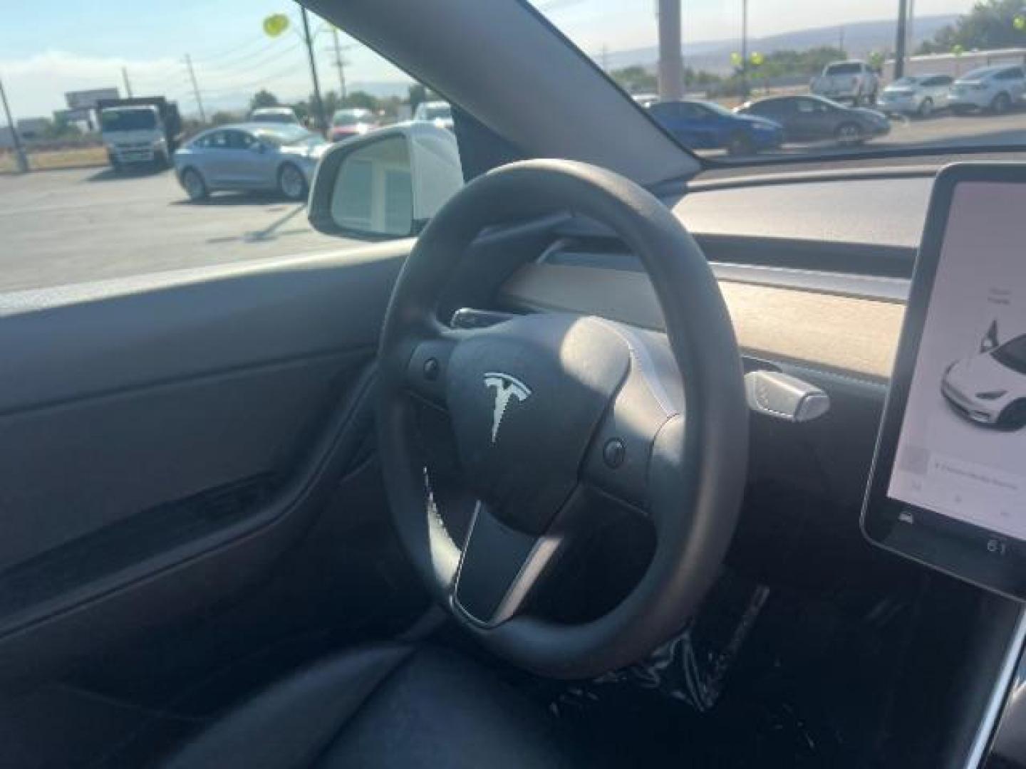 2020 Pearl White Multi-Coat /Black Tesla Model Y Long Range Dual Motor All-Wheel Drive (5YJYGDEE6LF) with an ELECTRIC engine, Continuously Variable Transmission transmission, located at 1865 East Red Hills Pkwy, St. George, 84770, (435) 628-0023, 37.120850, -113.543640 - This Tesla is an AWD Long range. Battery is 90% healthy, 289 on full charge. Near new condition! Full Tesla factory warranty up to 120k miles. Extended EV battery warranty available. Financing for ALL credit types. 4 Seasons Auto THE southern Utah Tesla Experts. Call or text for more info DL# 7 - Photo#29
