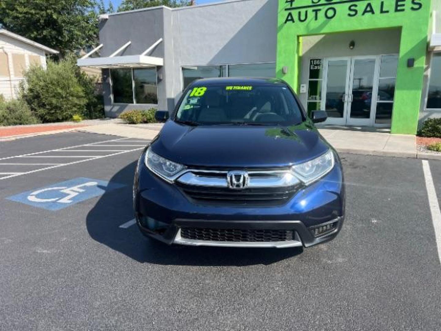 2018 Obsidian Blue Pearl /Gray Honda CR-V LX (2HKRW5H34JH) with an 2.4L I-4 gasoline direct injection engine, AUTOMATIC transmission, located at 1865 East Red Hills Pkwy, St. George, 84770, (435) 628-0023, 37.120850, -113.543640 - We specialize in helping ALL people get the best financing available. No matter your credit score, good, bad or none we can get you an amazing rate. Had a bankruptcy, divorce, or repossessions? We give you the green light to get your credit back on the road. Low down and affordable payments that fit - Photo#1