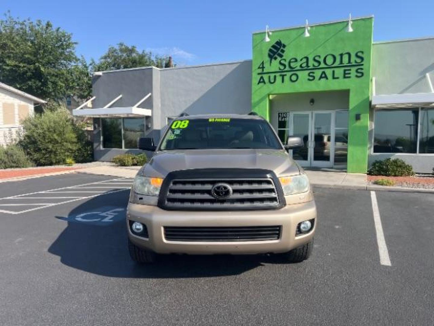 2008 Desert Sand Mica /Graphite Toyota Sequoia Limited 5.7L V8 (5TDZY68A28S) with an I-FORCE 5.7L V-8 DOHC engine, AUTOMATIC transmission, located at 1865 East Red Hills Pkwy, St. George, 84770, (435) 628-0023, 37.120850, -113.543640 - We specialize in helping ALL people get the best financing available. No matter your credit score, good, bad or none we can get you an amazing rate. Had a bankruptcy, divorce, or repossessions? We give you the green light to get your credit back on the road. Low down and affordable payments that fit - Photo#1
