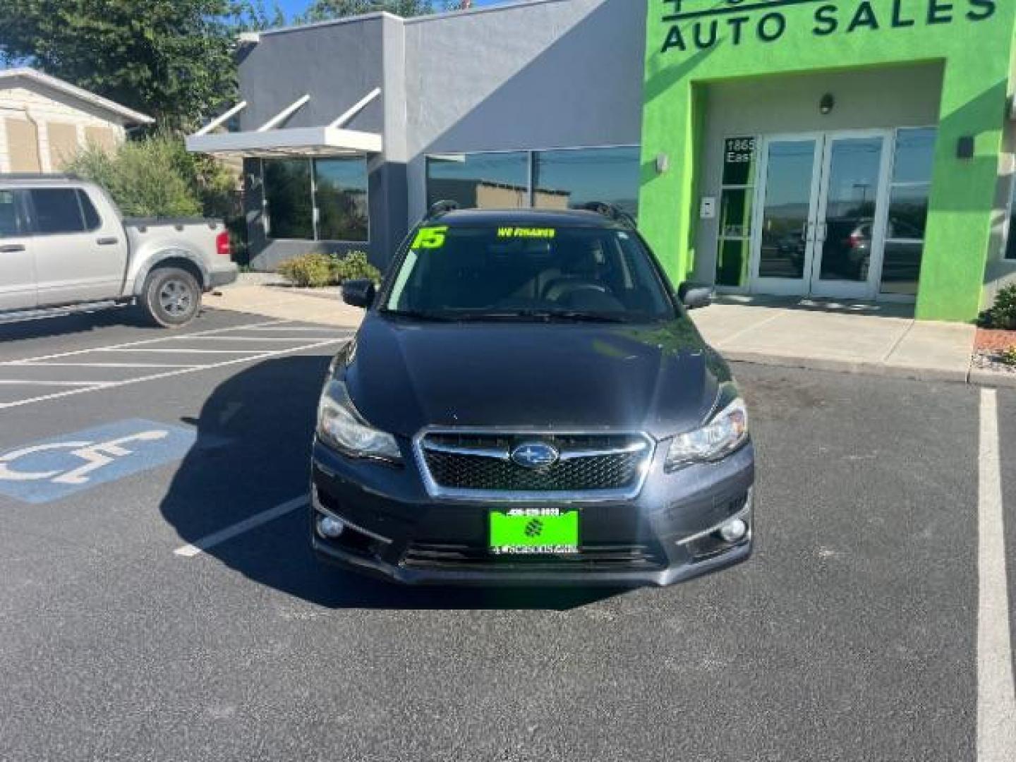 2015 Dark Gray Metallic /Black Subaru Impreza 2.0i Sport Limited (JF1GPAV65F8) with an 2L H-4 DOHC engine, Automatic transmission, located at 940 North Main Street, Cedar City, UT, 84720, (435) 628-0023, 37.692936, -113.061897 - We specialize in helping ALL people get the best financing available. No matter your credit score, good, bad or none we can get you an amazing rate. Had a bankruptcy, divorce, or repossessions? We give you the green light to get your credit back on the road. Low down and affordable payments that fit - Photo#1