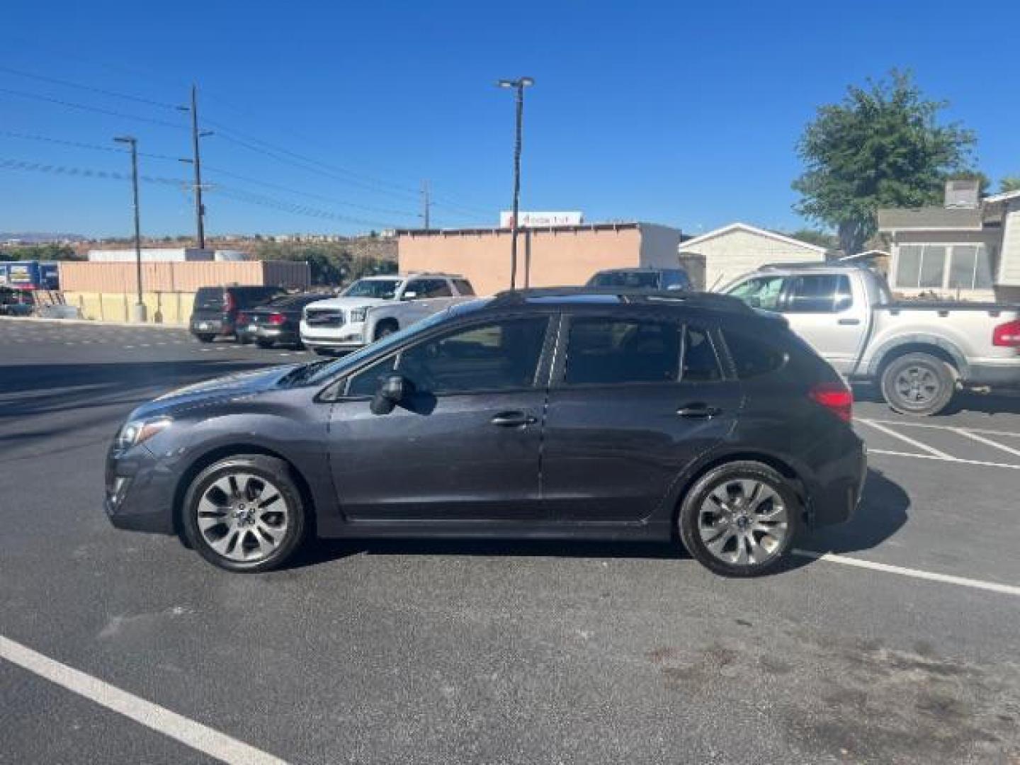 2015 Dark Gray Metallic /Black Subaru Impreza 2.0i Sport Limited (JF1GPAV65F8) with an 2L H-4 DOHC engine, Automatic transmission, located at 940 North Main Street, Cedar City, UT, 84720, (435) 628-0023, 37.692936, -113.061897 - We specialize in helping ALL people get the best financing available. No matter your credit score, good, bad or none we can get you an amazing rate. Had a bankruptcy, divorce, or repossessions? We give you the green light to get your credit back on the road. Low down and affordable payments that fit - Photo#3