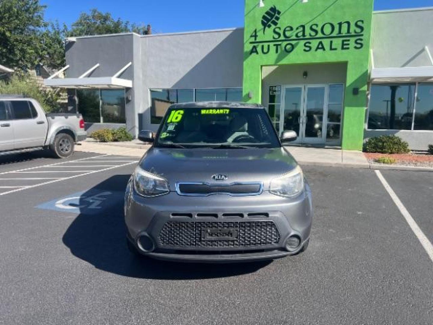 2016 Gray /Black Kia Soul ! (KNDJN2A23G7) , Automatic transmission, located at 940 North Main Street, Cedar City, UT, 84720, (435) 628-0023, 37.692936, -113.061897 - We specialize in helping ALL people get the best financing available. No matter your credit score, good, bad or none we can get you an amazing rate. Had a bankruptcy, divorce, or repossessions? We give you the green light to get your credit back on the road. Low down and affordable payments that fit - Photo#1